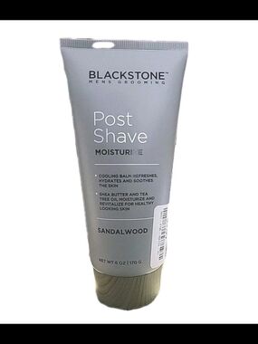 BLACKSTONE Men's Shave Gel Moisturize, Sandalwood -6 Oz